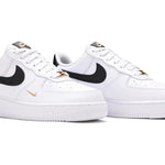Air Force 1 Low '07 Essential White Black Gold Mini Swoosh