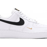 Air Force 1 Low '07 Essential White Black Gold Mini Swoosh